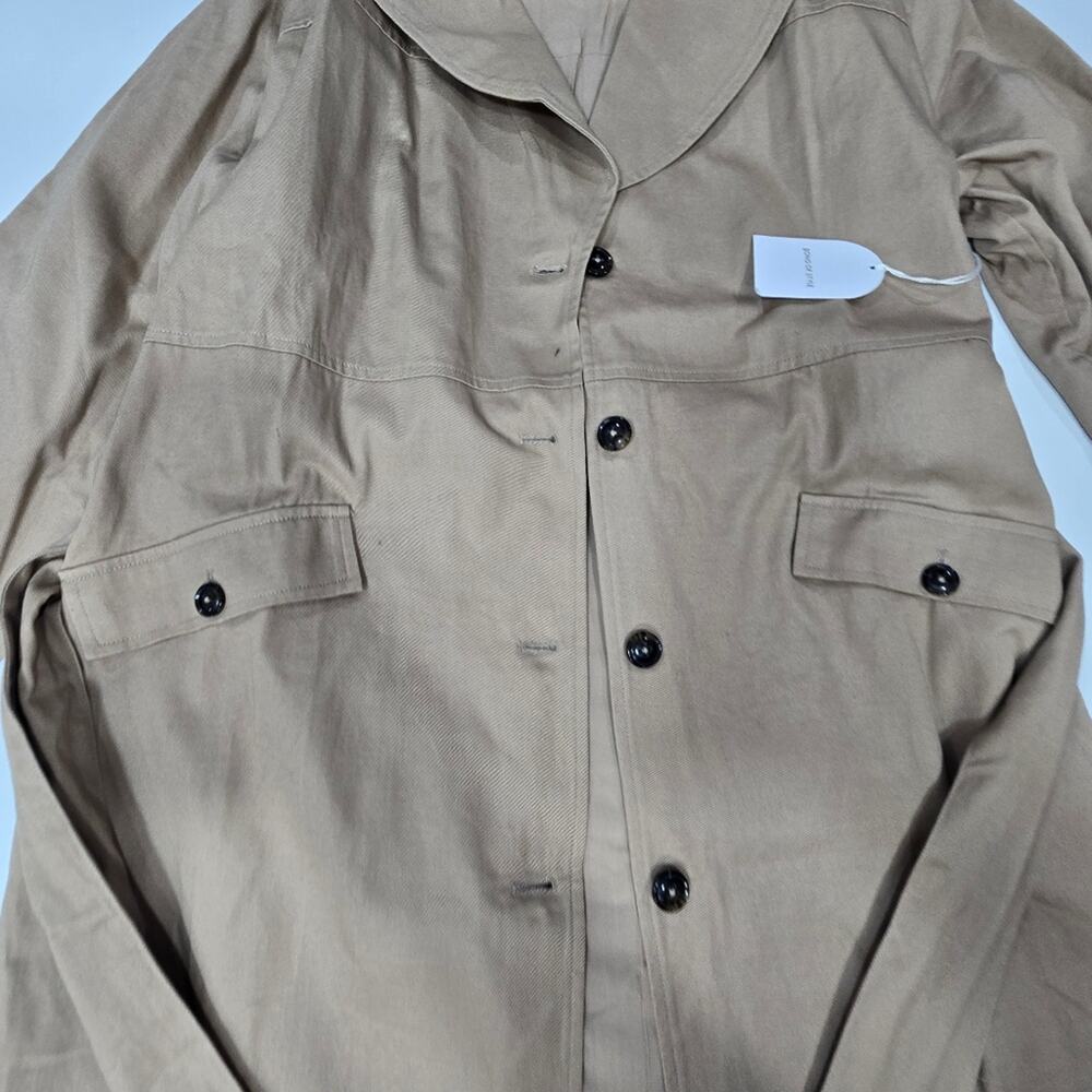 Song of Style Amelia Trench Coat in Nude Taupe Small - Picture 4 of 14